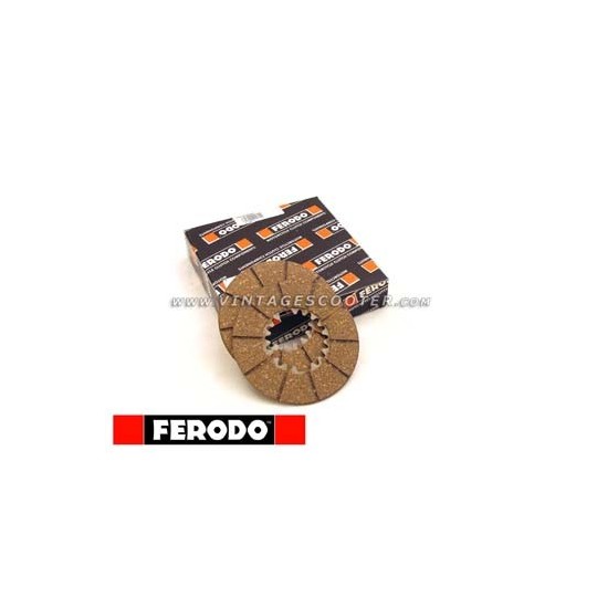 Disques embrayage garni x 2  Vespa /Acma 125 1950-53